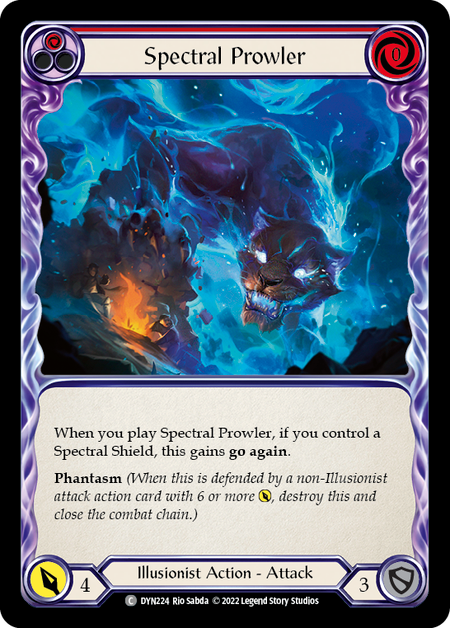 Spectral Prowler (Red) | Common [Rainbow Foil]