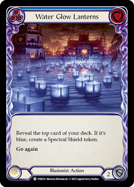 Water Glow Lanterns (Blue) | Common [Rainbow Foil]