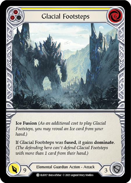 Glacial Footsteps (Yellow) | Common - Unlimited