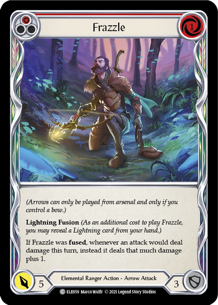 Frazzle (Red) | Common [Rainbow Foil] - First Edition