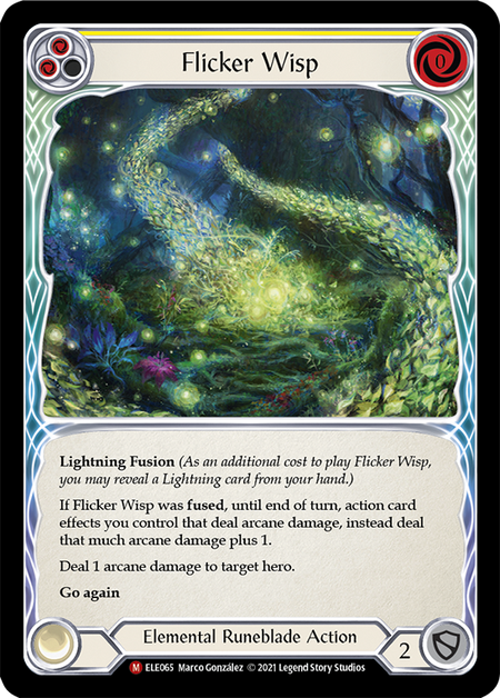 Flicker Wisp | Majestic [Rainbow Foil] - First Edition