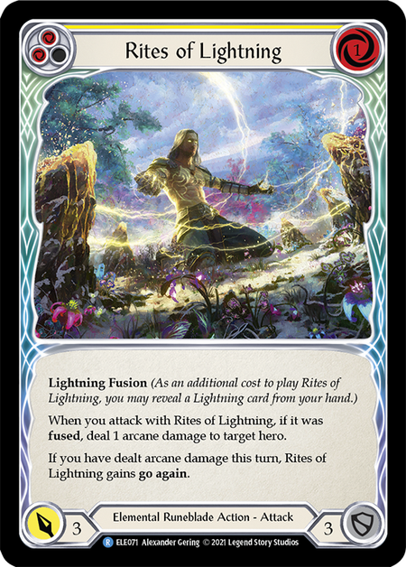 Rites of Lightning (Yellow) | Rare - First Edition