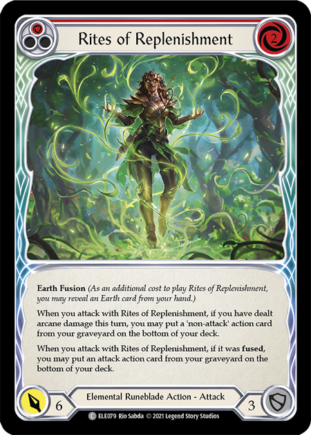 Rites of Replenishment (Red) | Common [Rainbow Foil] - First Edition