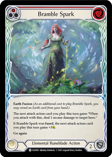 Bramble Spark (Red) | Common [Rainbow Foil] - First Edition