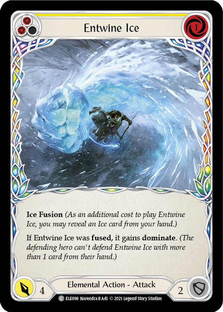 Entwine Ice (Yellow) | Common - First Edition