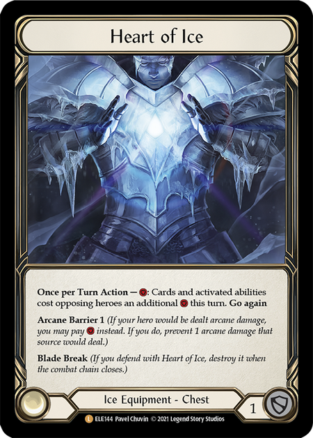 Heart of Ice | Legendary [Cold Foil] - First Edition – Storm Gate Games