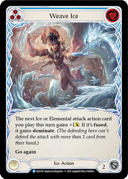 Weave Ice (Blue) | Rare [Rainbow Foil] - First Edition