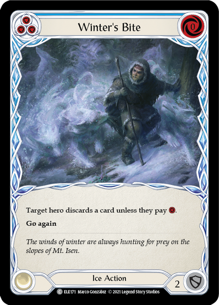 Winter's Bite (Blue) | Common - First Edition