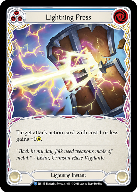 Lightning Press (Blue) | Rare - First Edition