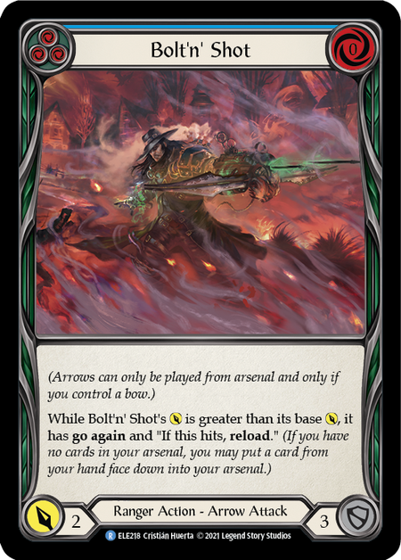 Bolt'n' Shot (Blue) | Rare - First Edition