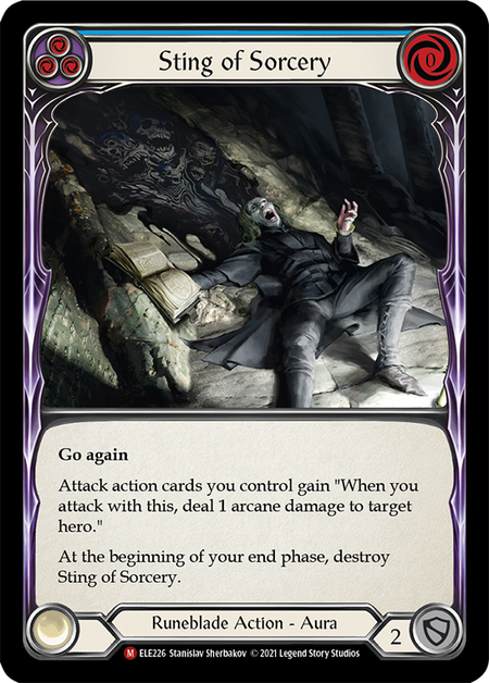 Sting of Sorcery | Majestic [Rainbow Foil] - First Edition