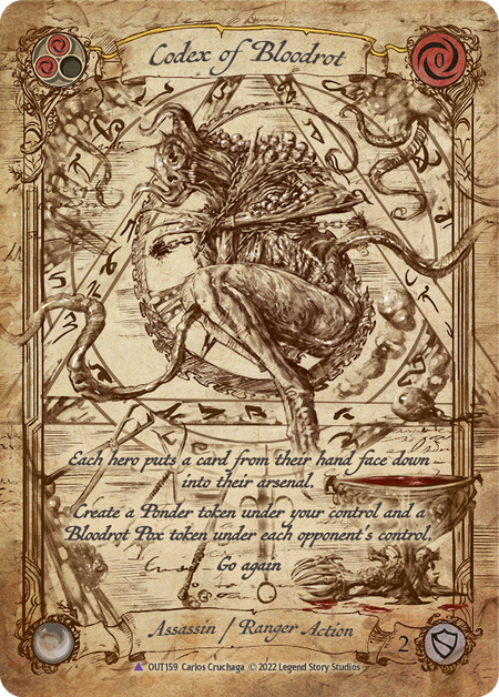 Codex of Bloodrot | Majestic [Rainbow Foil]