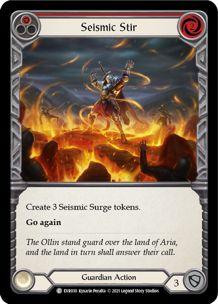 Seismic Stir (Red) | Common - First Edition