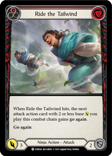 Ride the Tailwind (Red) | Common - First Edition