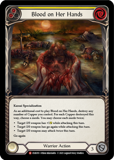 Blood on Her Hands | Majestic [Rainbow Foil] - First Edition