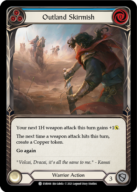 Outland Skirmish (Blue) | Common - First Edition