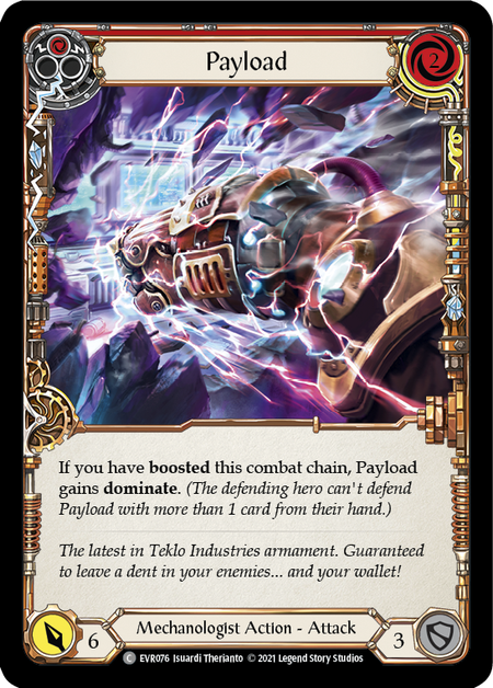 Payload (Red) | Common [Rainbow Foil] - First Edition