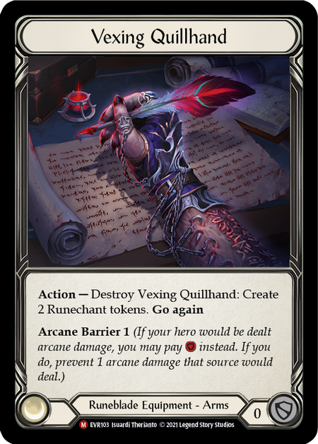 Vexing Quillhand | Majestic [Cold Foil] - First Edition