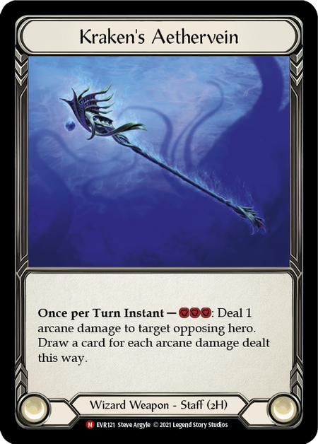 Kraken's Aethervein | Majestic [Cold Foil] - First Edition
