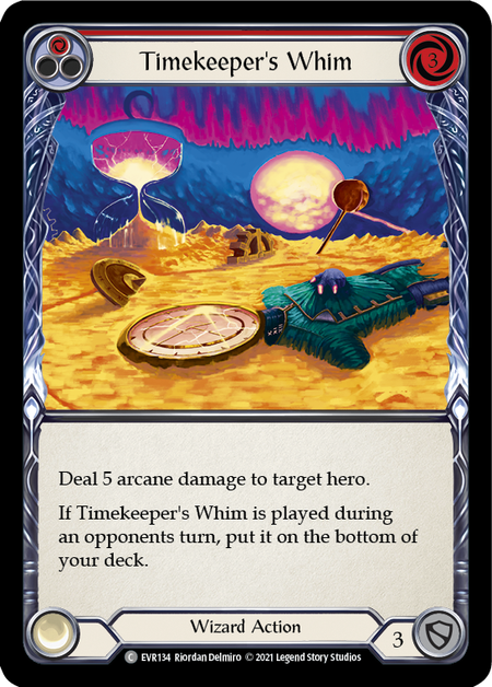 Timekeeper's Whim (Red) | Common - First Edition