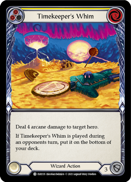 Timekeeper's Whim (Yellow) | Common - First Edition