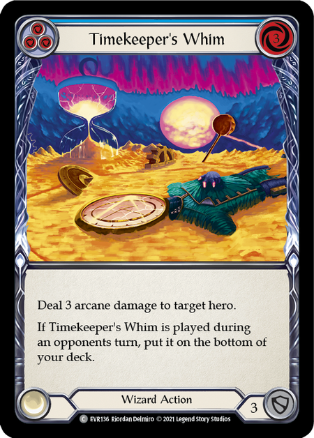Timekeeper's Whim (Blue) | Common - First Edition