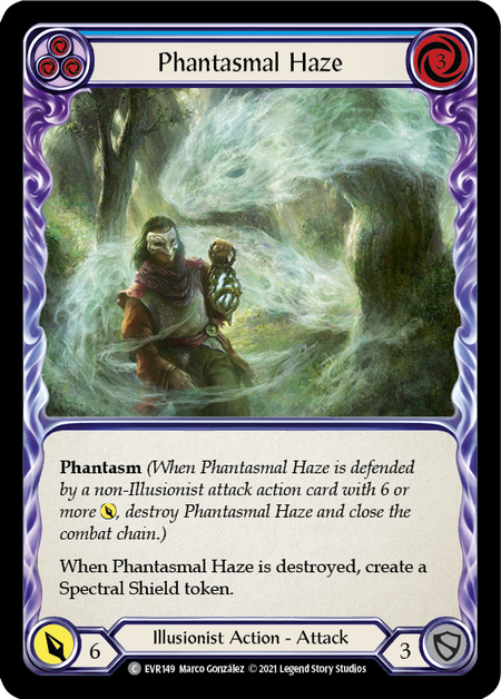 Phantasmal Haze (Blue) | Common - First Edition