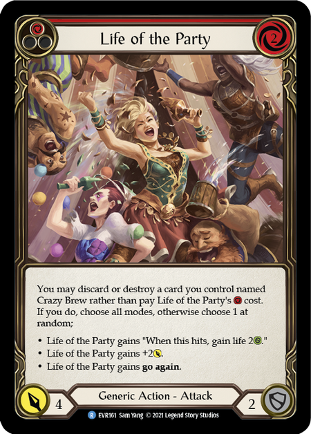 Life of the Party (Red) | Rare [Rainbow Foil] - First Edition