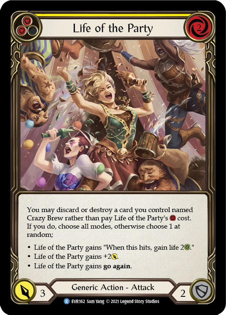 Life of the Party (Yellow) | Rare [Rainbow Foil] - First Edition