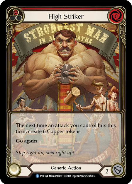 High Striker (Red) | Rare [Rainbow Foil Extended Art] - First Edition