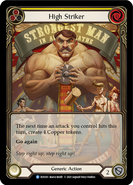 High Striker (Yellow) | Rare [Rainbow Foil Extended Art] - First Edition