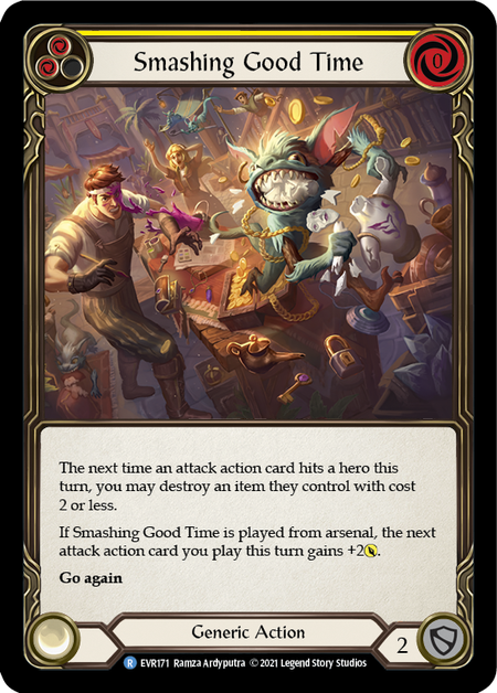 Smashing Good Time (Yellow) | Rare [Rainbow Foil] - First Edition