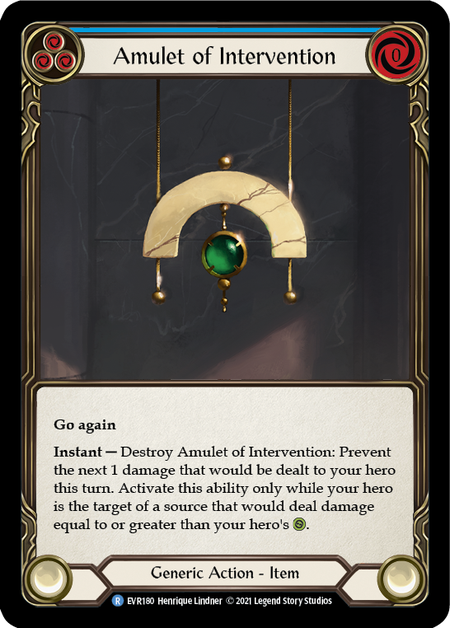 Amulet of Intervention | Rare - First Edition