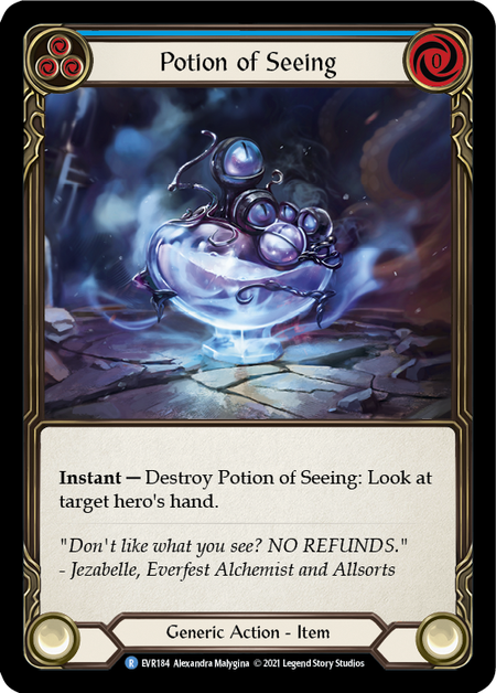 Potion of Seeing | Rare [Cold Foil] - First Edition