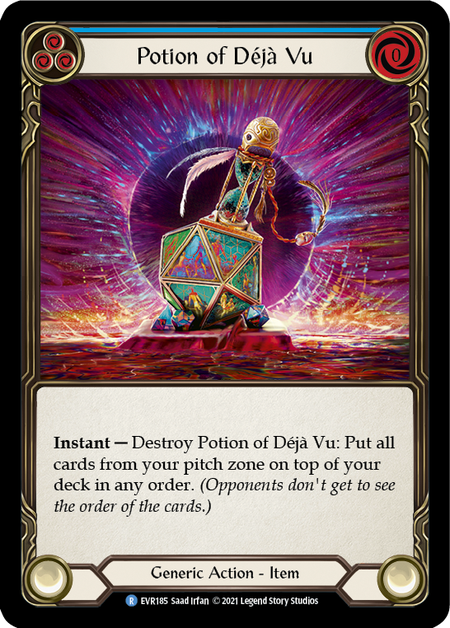 Potion of Deja Vu | Rare [Cold Foil] - First Edition