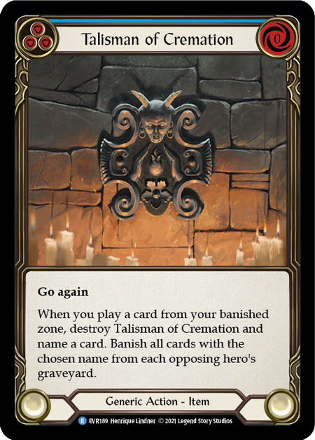 Talisman of Cremation | Rare - First Edition