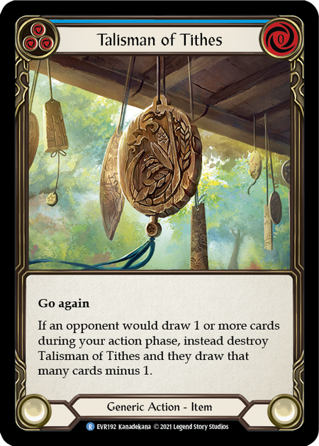 Talisman of Tithes | Rare - First Edition