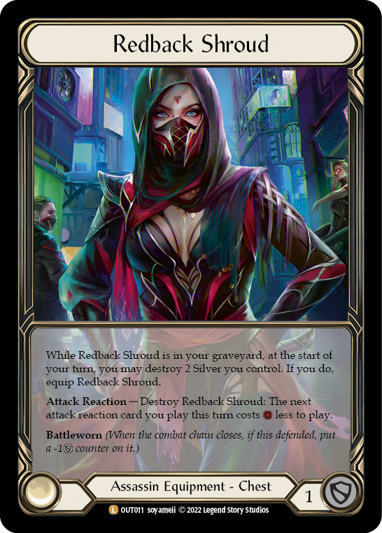 Redback Shroud | Legendary [Extended Art Cold Foil]