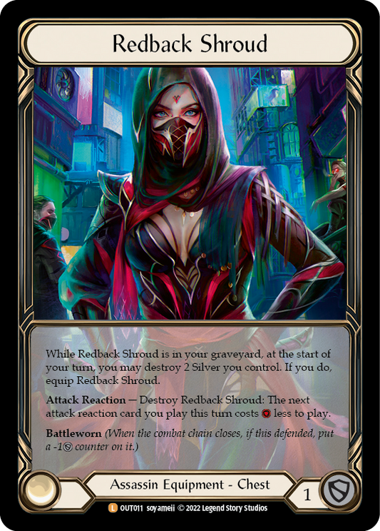 Redback Shroud | Legendary [Extended Art Cold Foil]