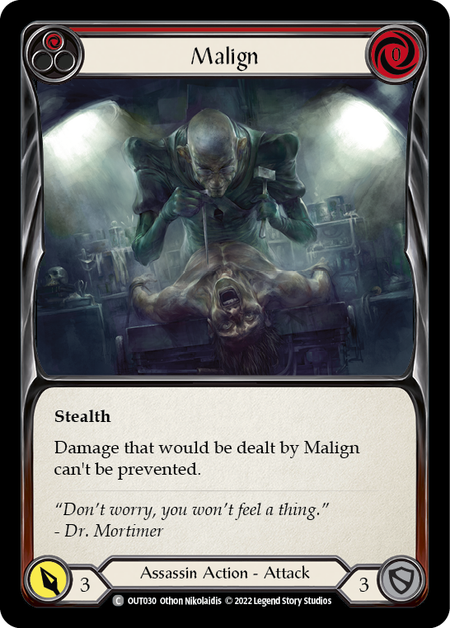 Malign (Red) | Common [Rainbow Foil]