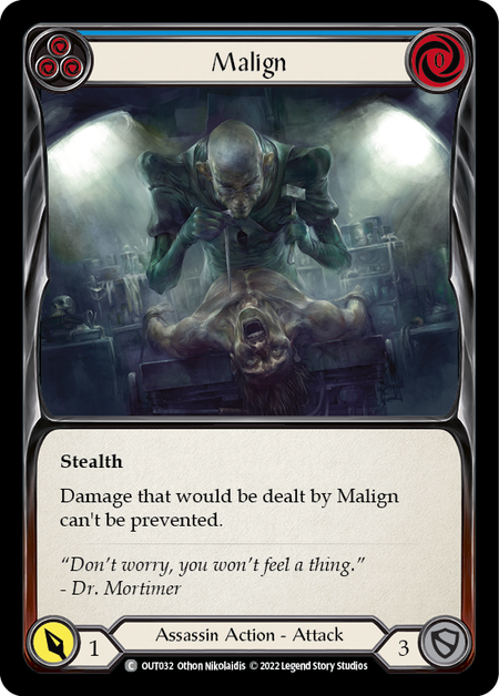 Malign (Blue) | Common [Rainbow Foil]