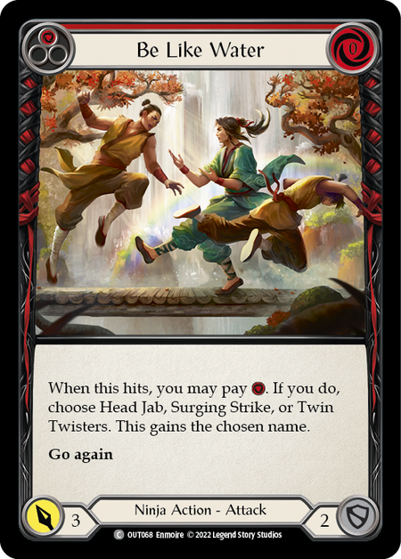 Be Like Water (Red) | Common [Rainbow Foil]