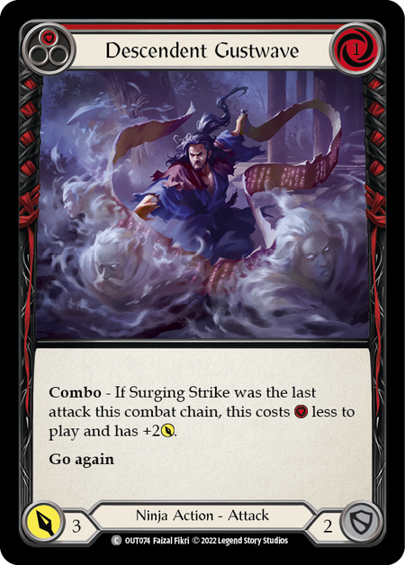 Descendent Gustwave (Red) | Common [Rainbow Foil]