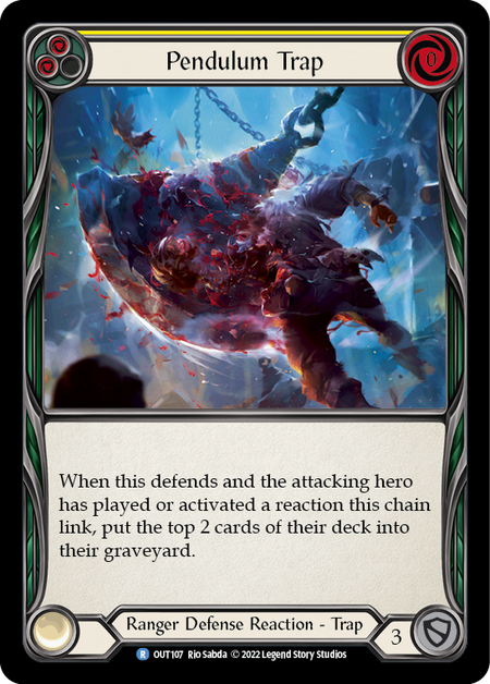 Pendulum Trap (Yellow) | Rare [Rainbow Foil]