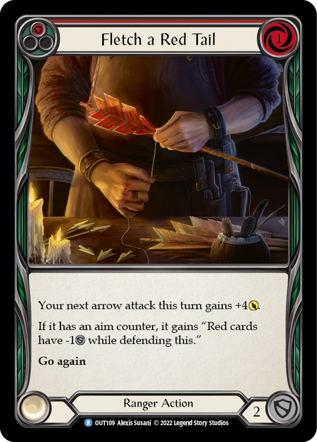 Fletch a Red Tail (Red) | Rare [Rainbow Foil]