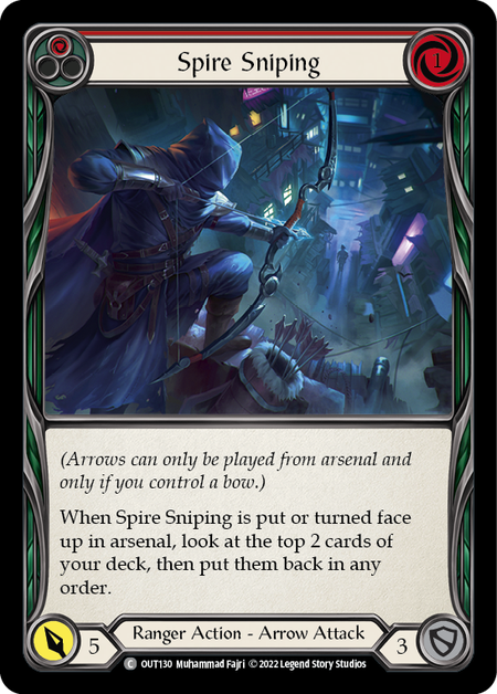 Spire Sniping (Red) | Common [Rainbow Foil]