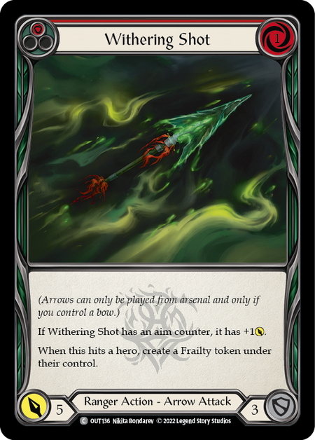 Withering Shot (Red) | Common [Rainbow Foil]