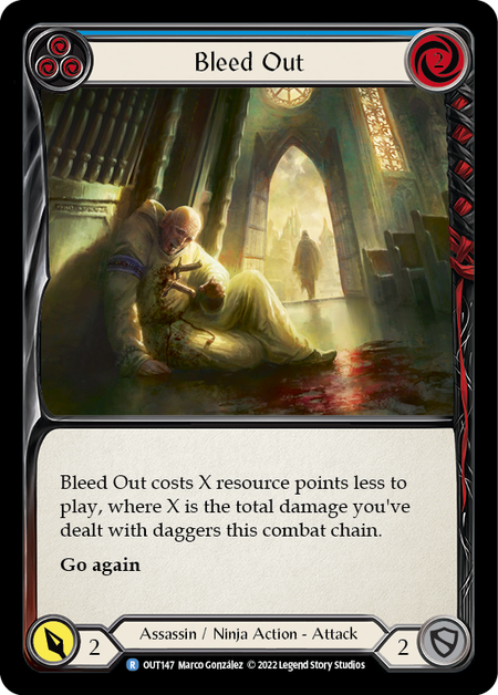 Bleed Out (Blue) | Rare [Rainbow Foil]