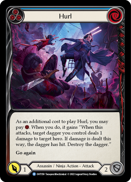 Hurl (Blue) | Rare [Rainbow Foil]