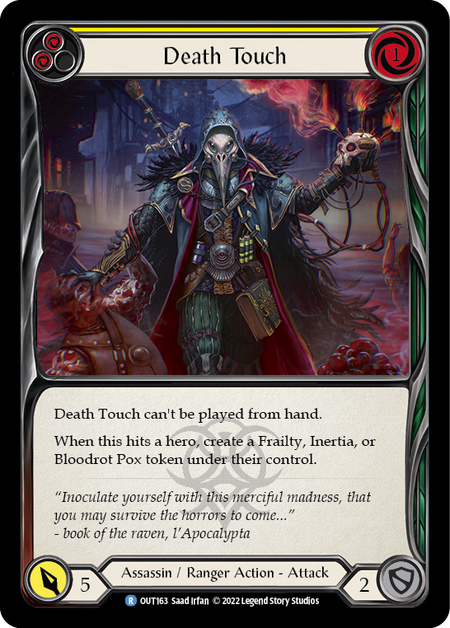 Death Touch (Yellow) | Rare [Rainbow Foil]
